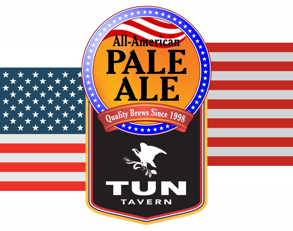 tun tavern beer icon - all american pale ale