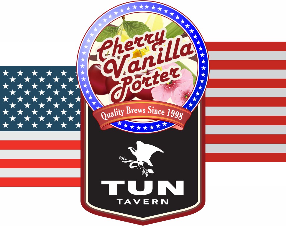 tun tavern beer icon - cherry vanilla porter