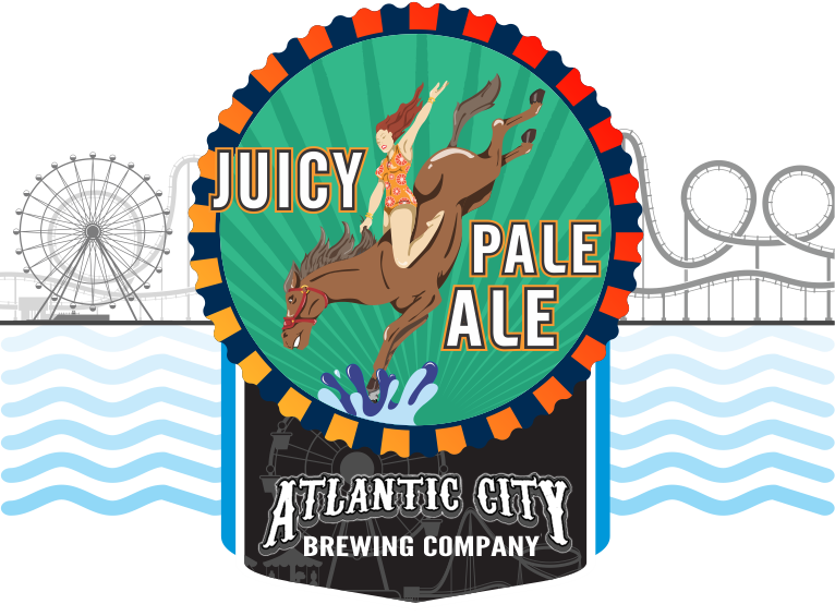 tun tavern beer icon - juicy pale ale