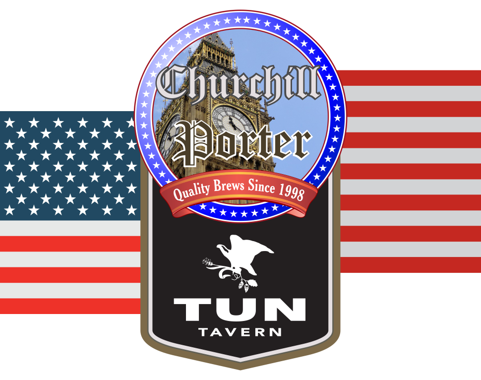 tun tavern beer icon - churchill porter