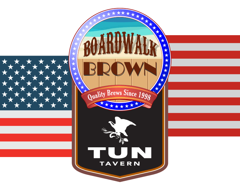 tun tavern beer icon - boardwalk brown