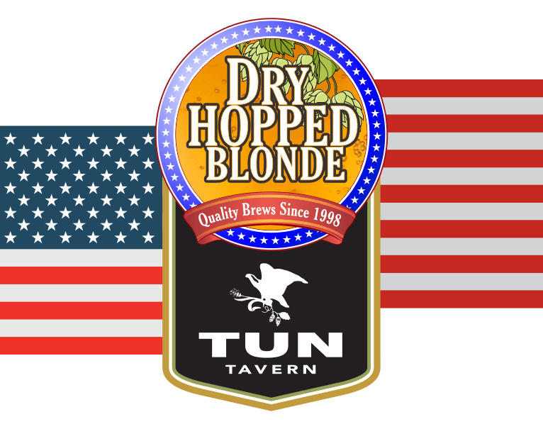 tun tavern beer icon - dry hopped blonde