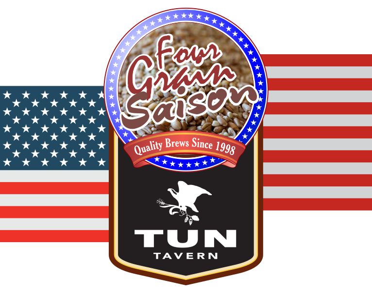 tun tavern beer icon - four grain saison