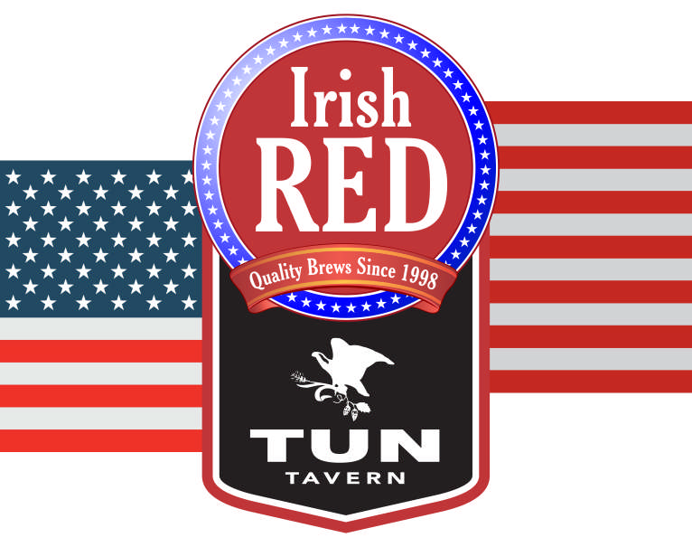tun tavern beer icon - irish red