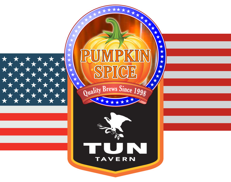 tun tavern beer icon - pumpkin spice ale