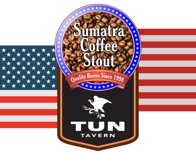 tun tavern beer icon - sumatra coffee stout