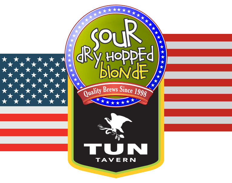 tun tavern beer icon - sour dry hopped blonde