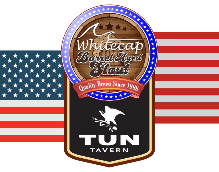 tun tavern beer icon - whitecap barrel aged stout