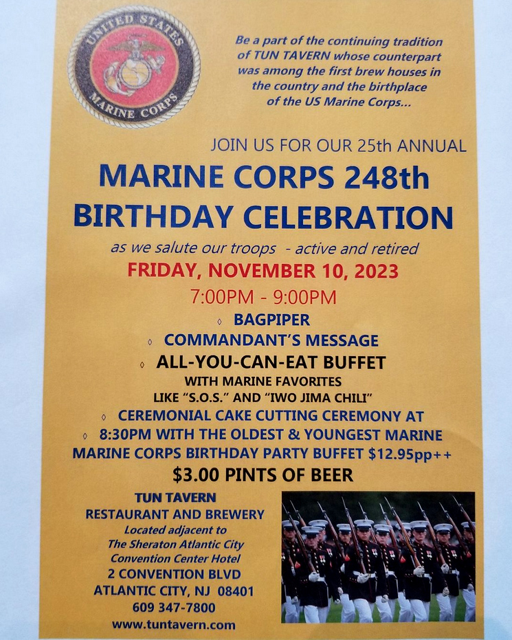 Marine Corps Birthday Party 2023